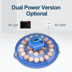 Fully Automatic 52 Poultry &amp; 252 Bird Eggs Incubator Hatcher