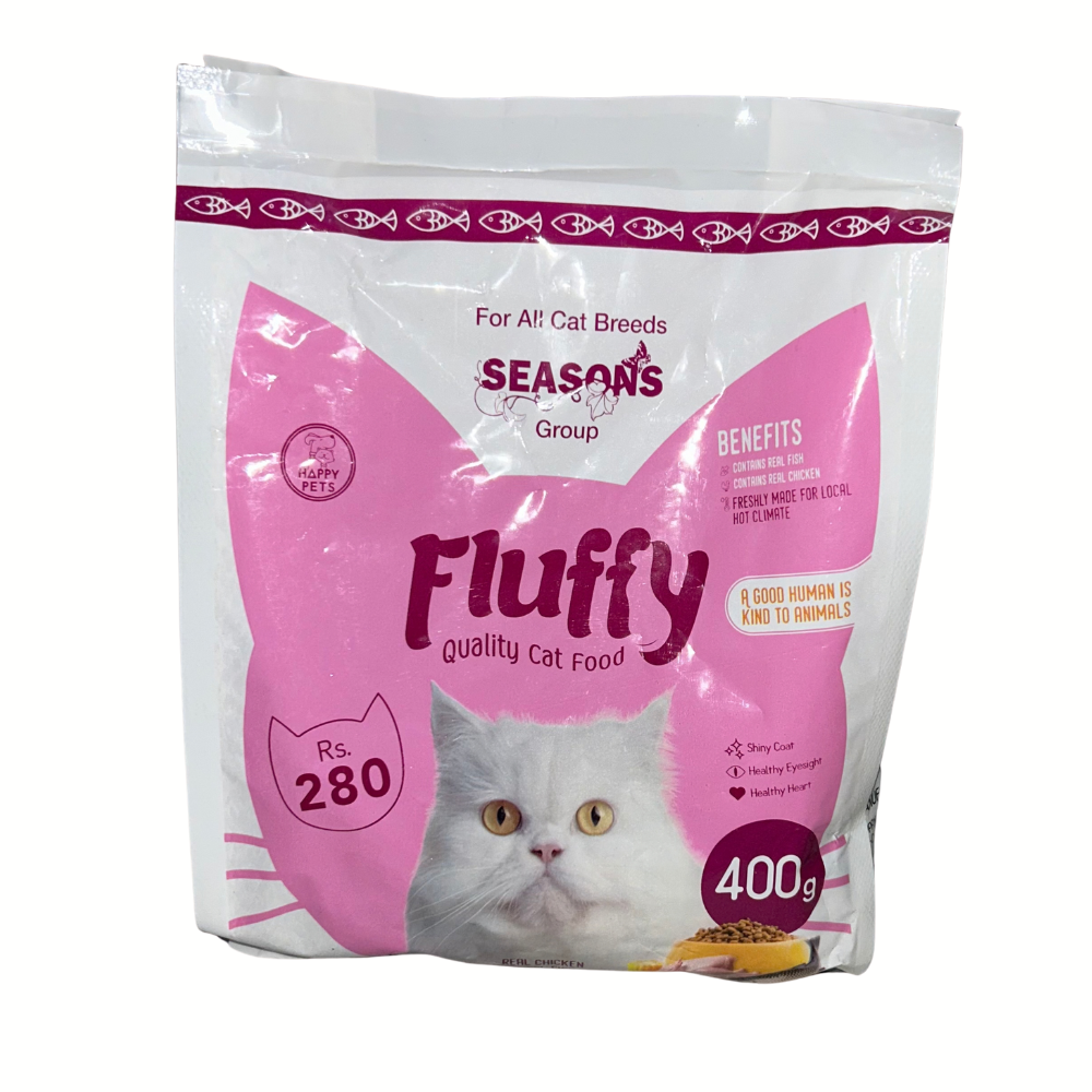 Fluffy Cat Food