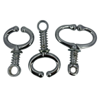 Stainless Steel Bull Nose Ring With Spring