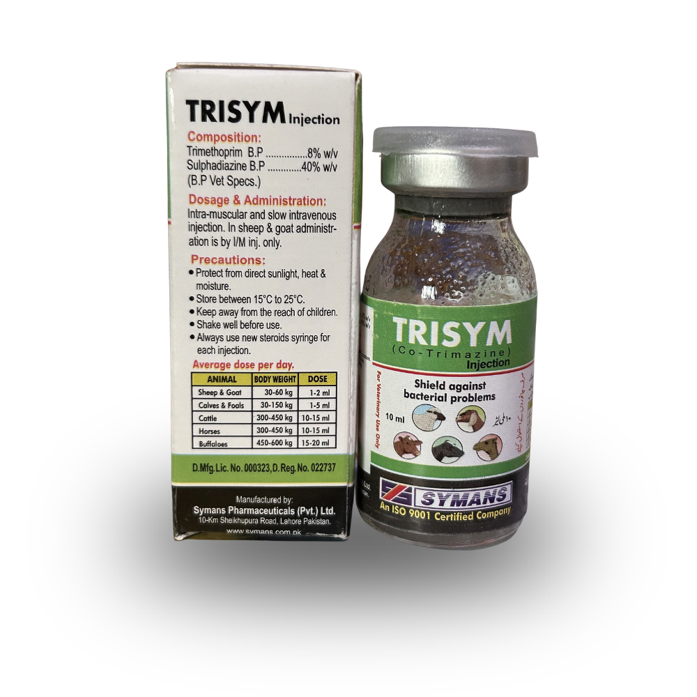 Trisym Injection (بیکٹیریل انفیکشن کے علاج کا انجیکشن)