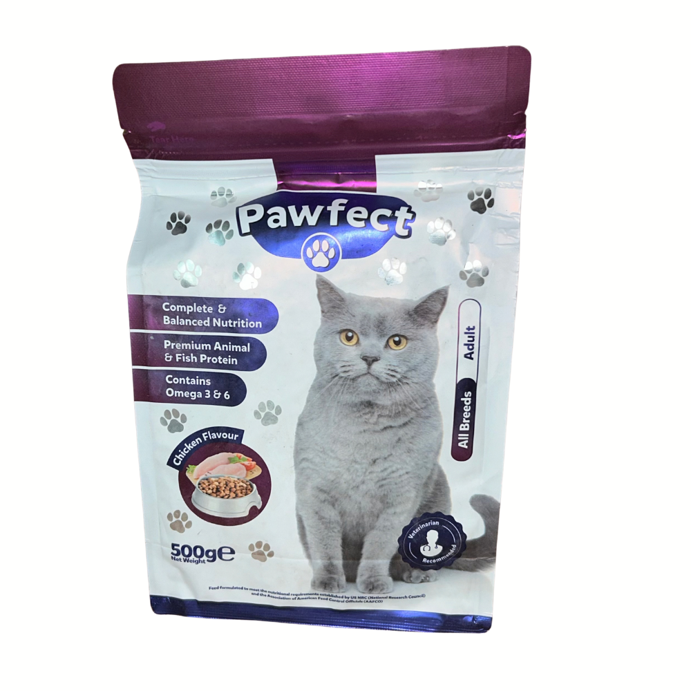 Pawfect Adult Cat Feed 500g