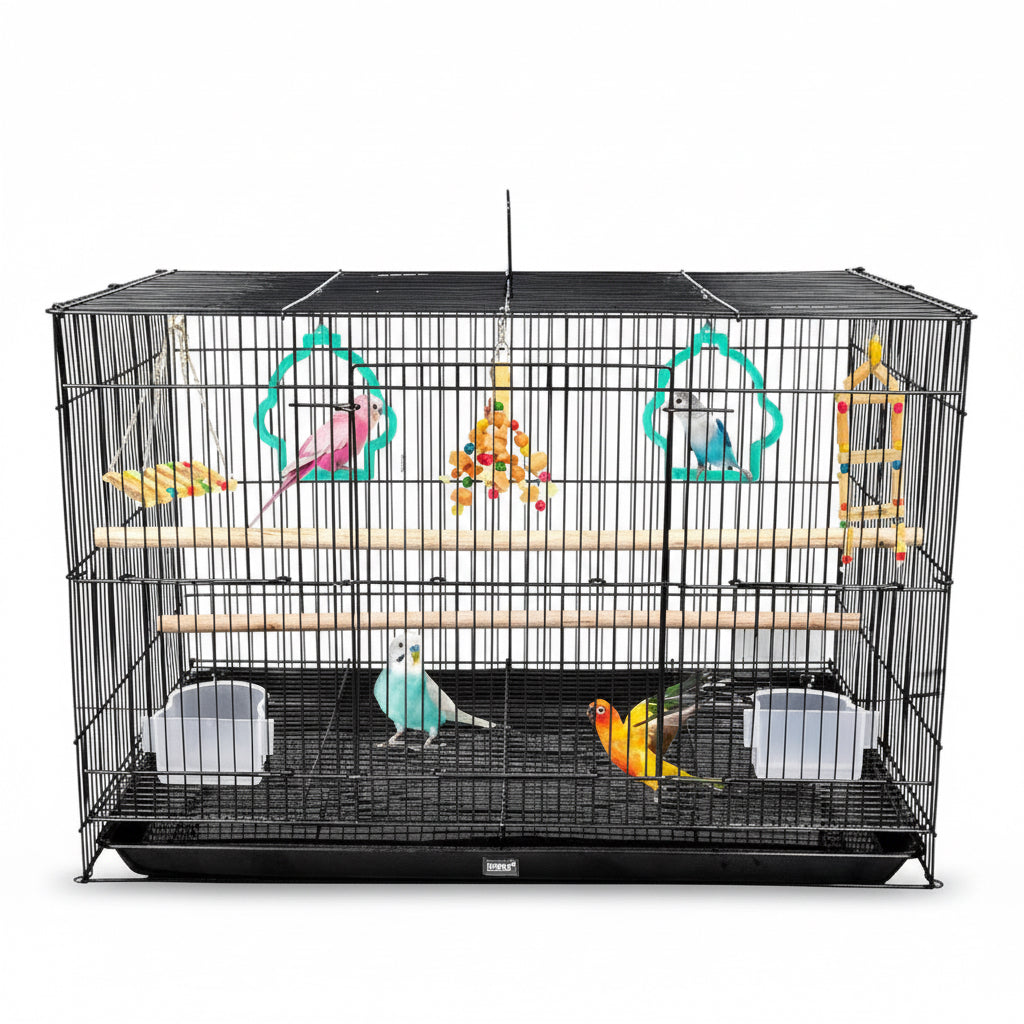 Customised Iron Cages with Accessories &amp; Toys for Birds, Livestock &amp; Pets