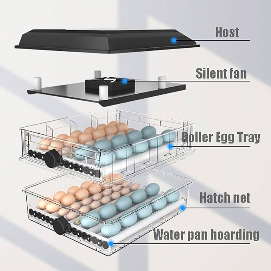 Imported 64/130/192 Eggs Incubator Fully Automatic AC/DC