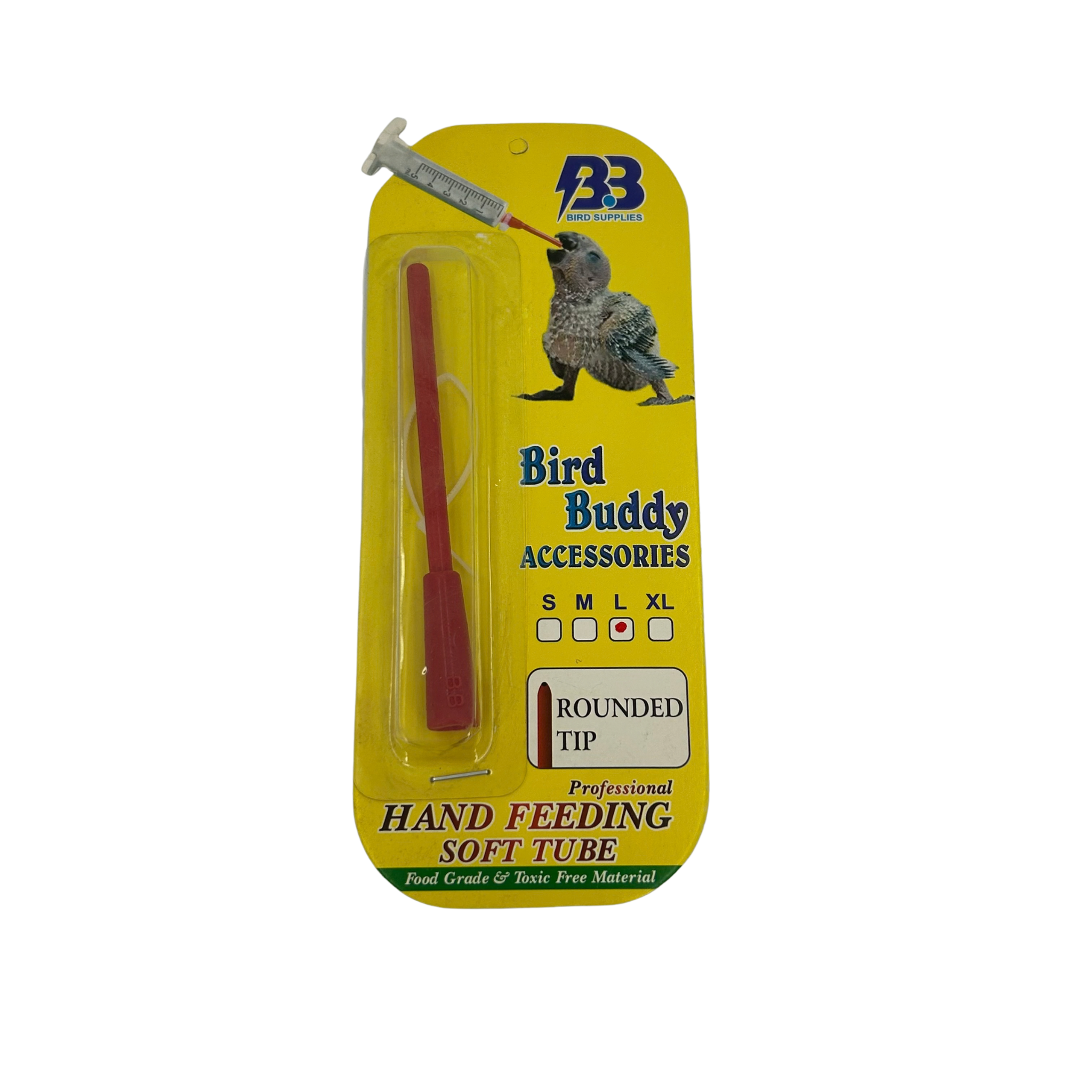 Red Soft Feeding Tube