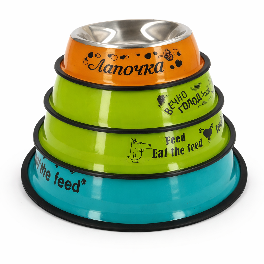 Steel Pet Bowls