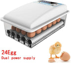 24 eggs Fully Automatic Incubator AC/DC