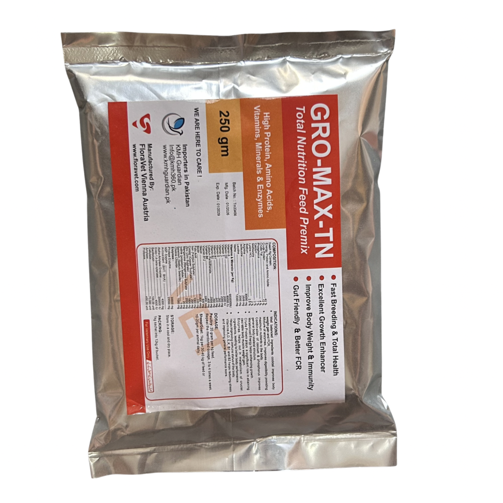 GRO-MAX TN Powder (نشوونما، وزن اور طاقت بڑھانے کا سپلیمنٹ)