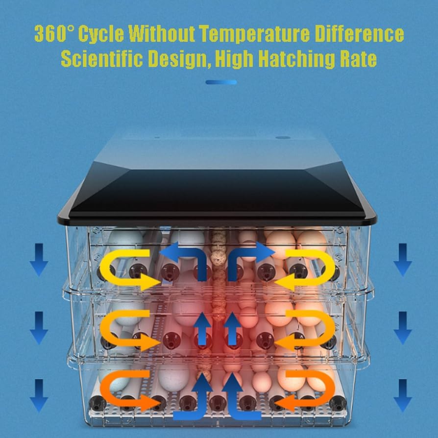 Imported 64/130/192 Eggs Incubator Fully Automatic AC/DC