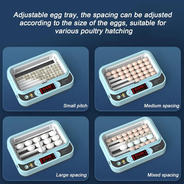 Fully Automatic Poultry Egg Incubator – 36 &amp; 64 Eggs Capacity
