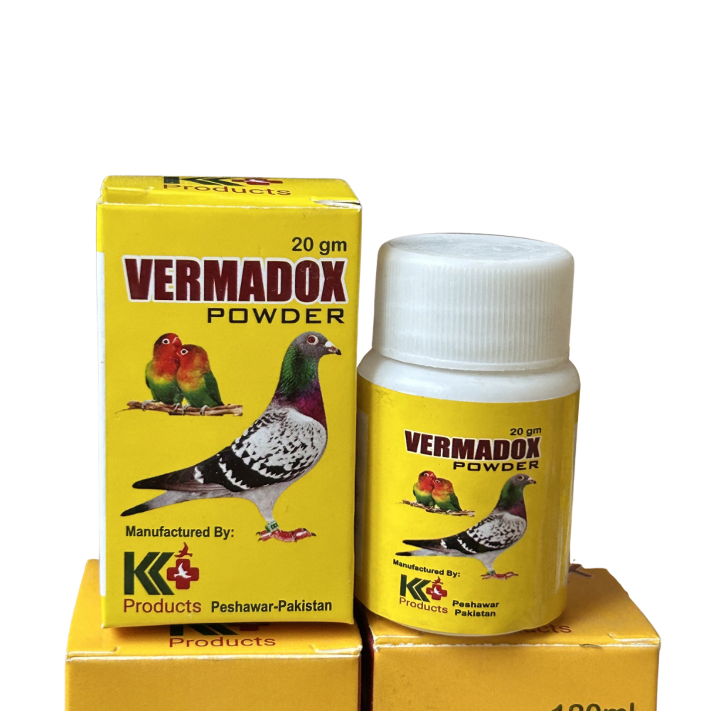 Vermadox Powder (پرندوں کے پیٹ کے کیڑے ختم کرنے کی دوا)