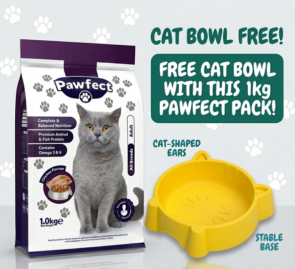 Limited Time Offer: Free Bowl with Every 1kg Bag