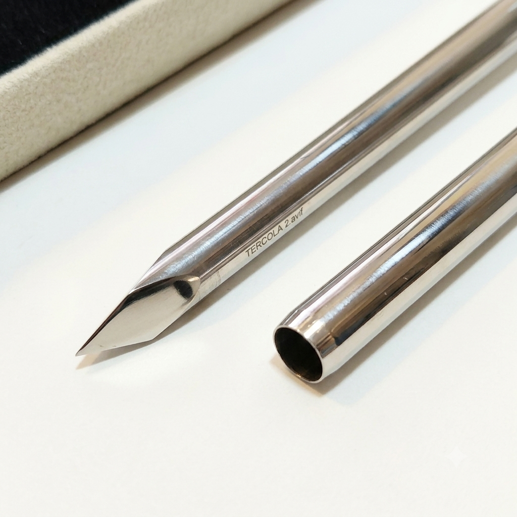 Premium Stainless Steel Trocar and Cannula for Cattle | Veterinary Emergency Tool