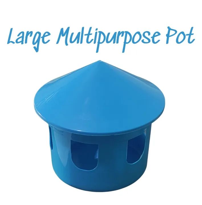 Large Multipurpose Pot for Grain, Grit & Water