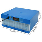 64 Poultry Eggs Incubator AC/DC (fully automatic)