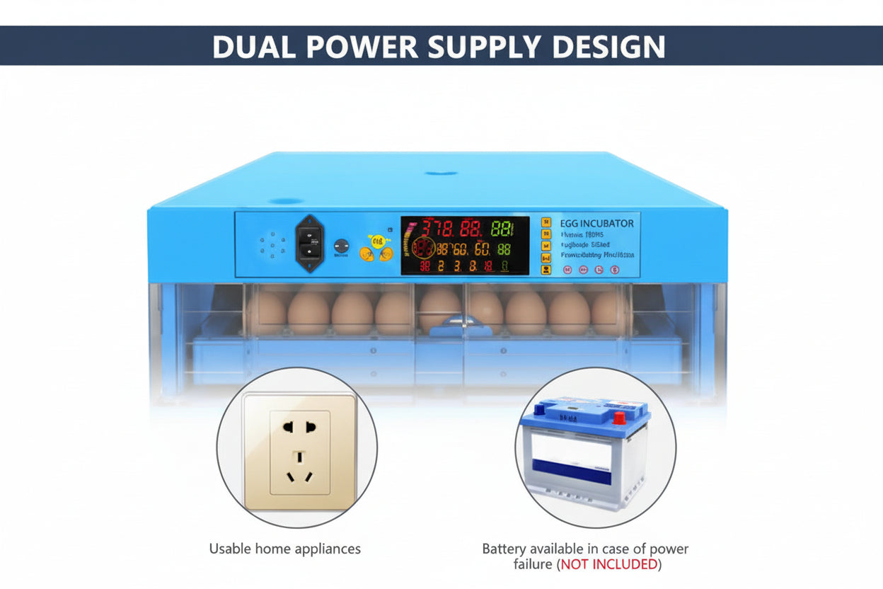 64 Poultry Eggs Incubator AC/DC (fully automatic)