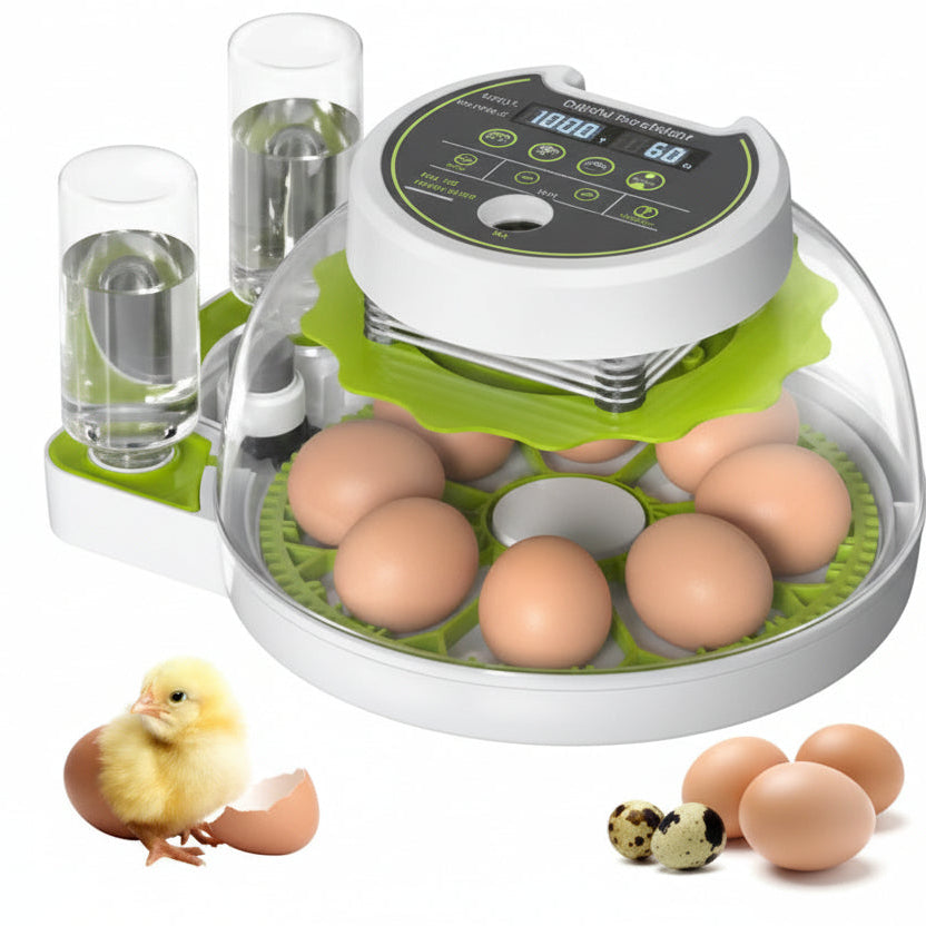 33 Parrot Eggs 8 Poultry Eggs Incubator AC/DC (fully Automatic)