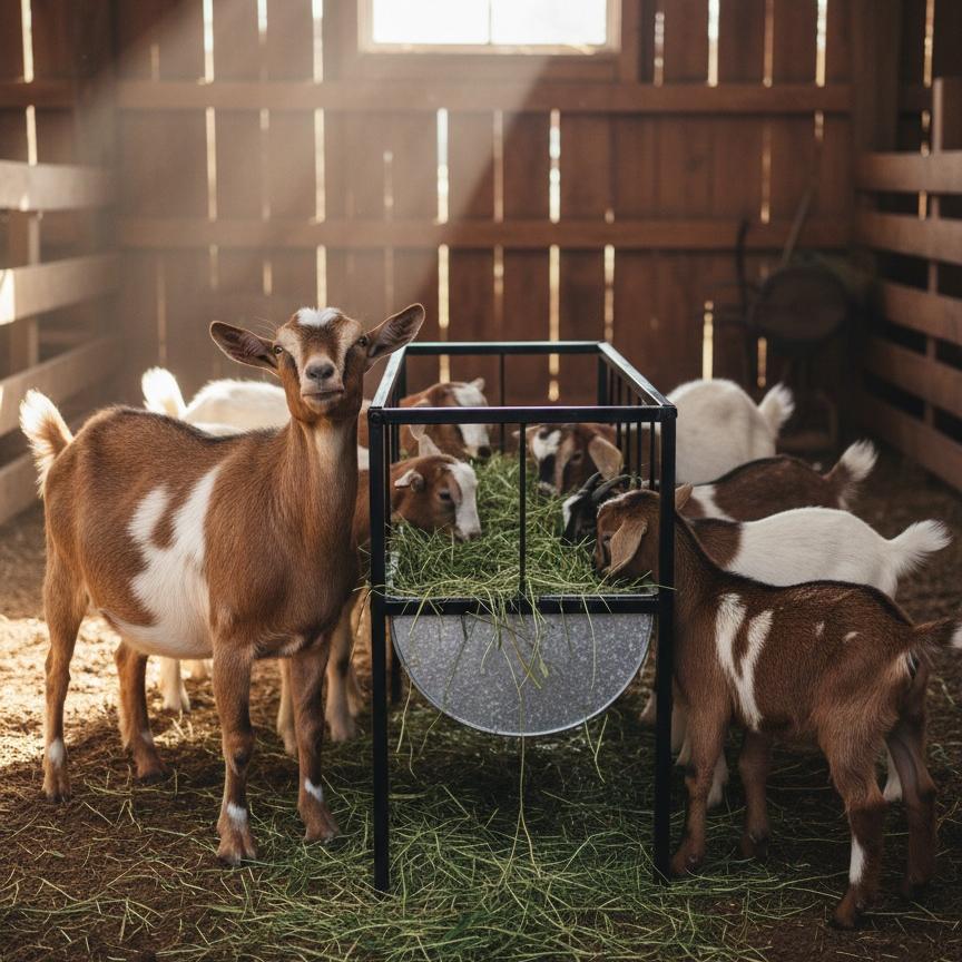 3 Feet Goat Feeder With Stand