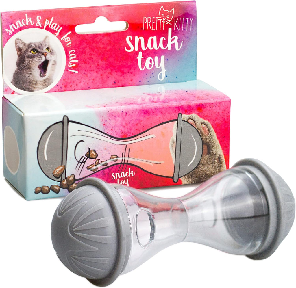 Bone Shape Cat Treat Dispenser Toy