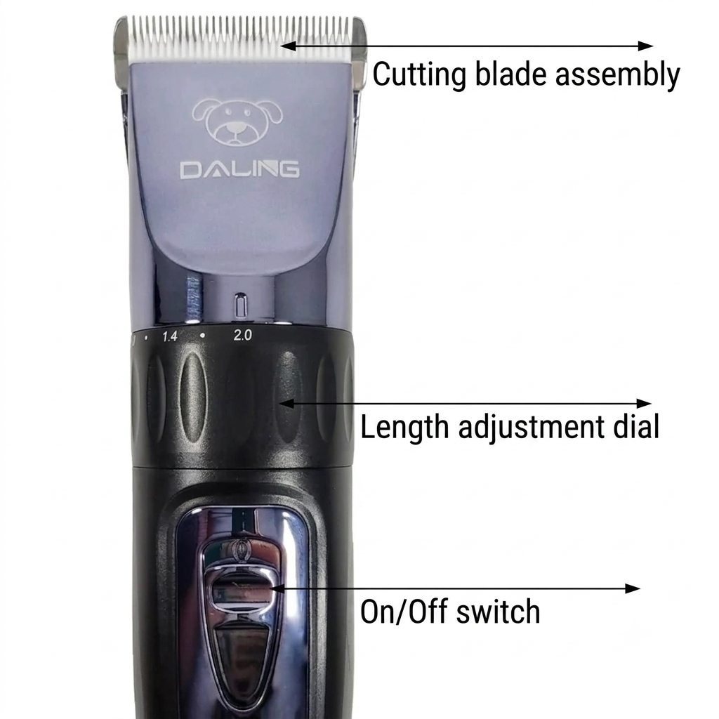 Electric Pet Hair Trimmer for Cats & Dogs