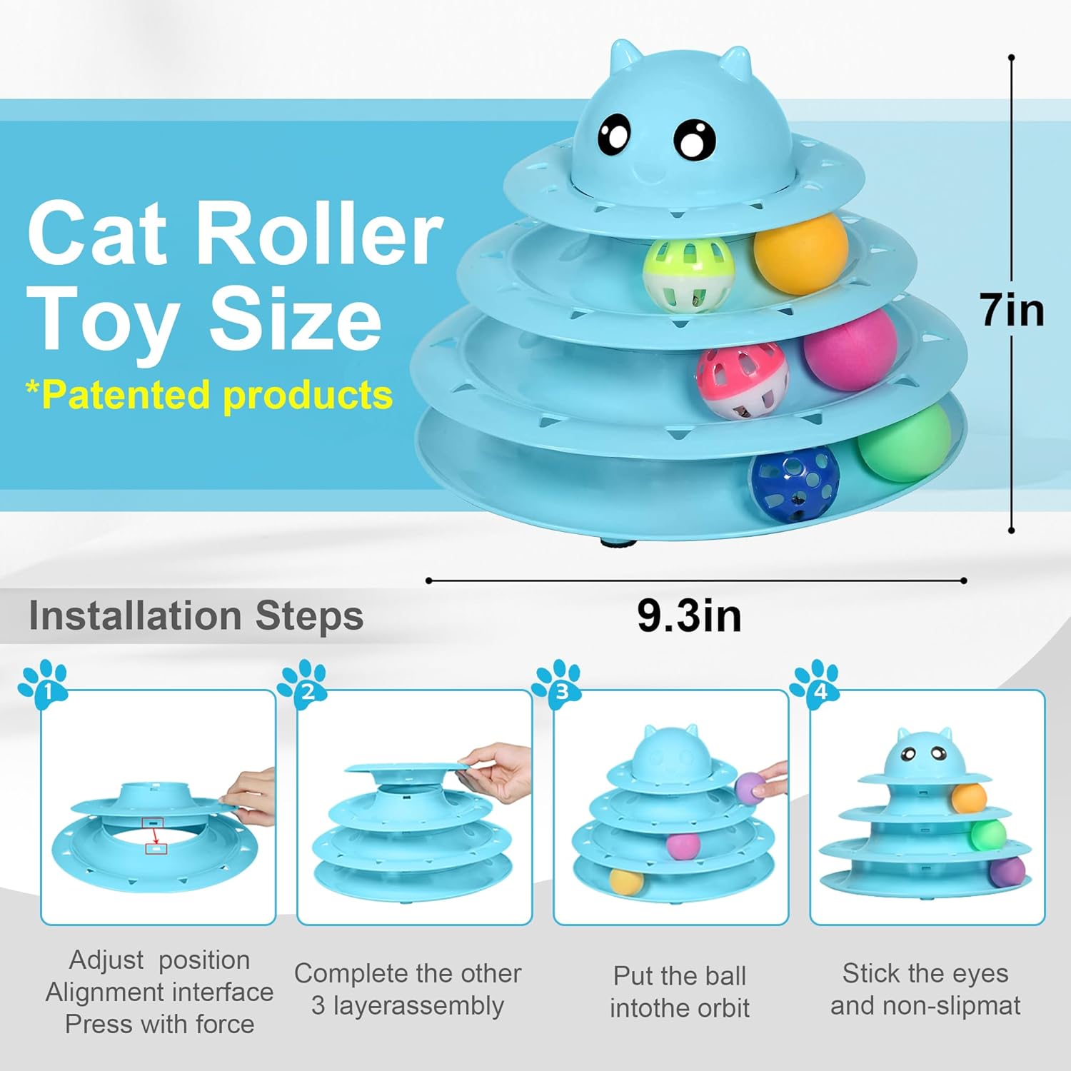 Fun Interactive Cat Roller Toy