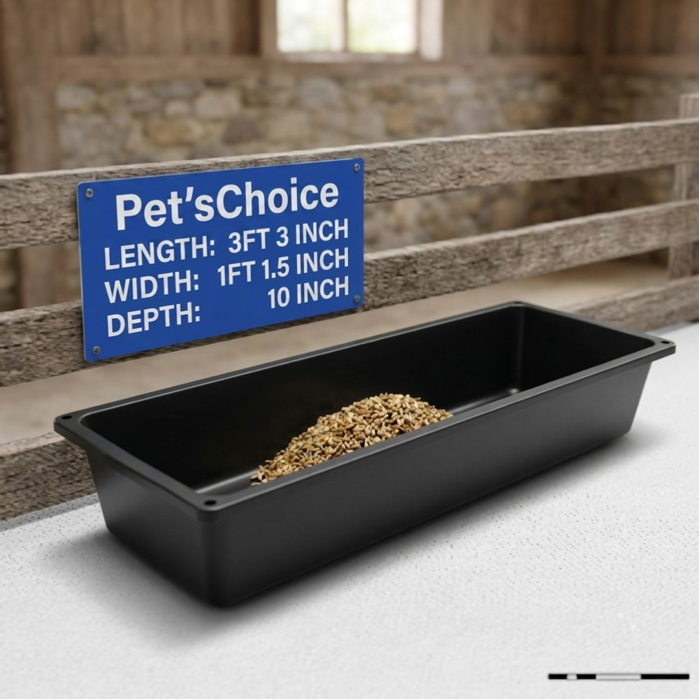 Imported Heavy-Duty Non-Breakable Plastic Livestock Feeding Bucket