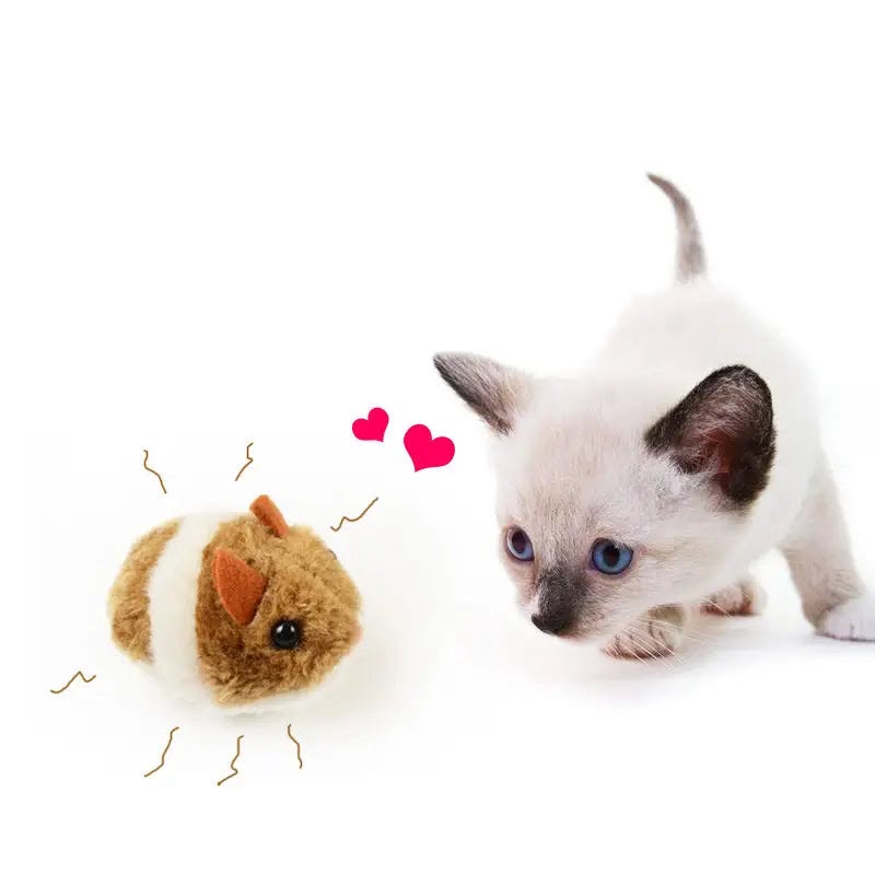 Cute Plush Hamster Cat Toy