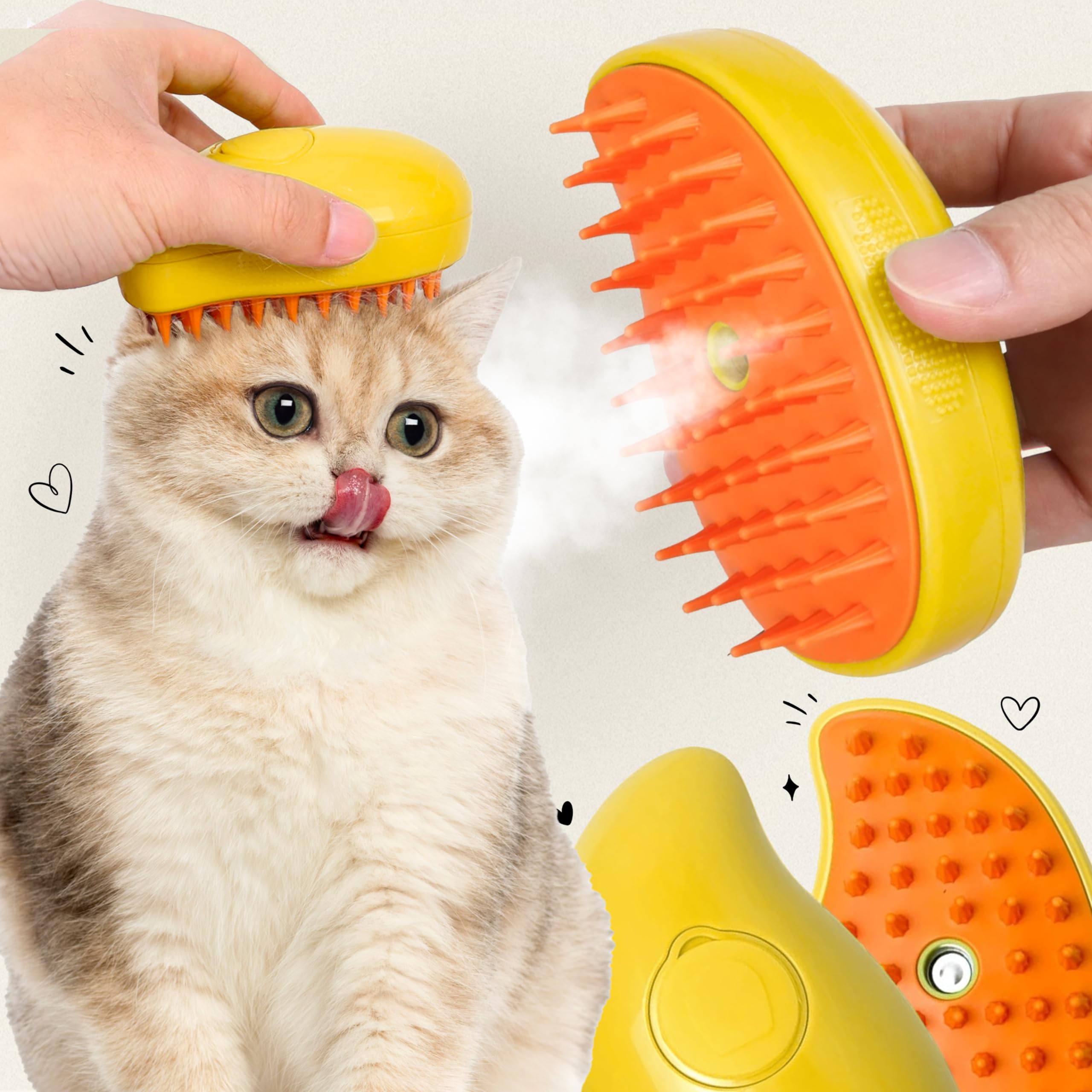 Pets Steaming Brush